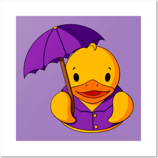 Rainy Day Rubber Duck Posters and Art